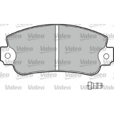 598091 VALEO Комплект тормозных колодок, дисковый тормоз