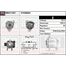 DRA1191 DELCO REMY Генератор