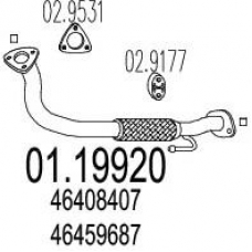 01.19920 MTS Труба выхлопного газа