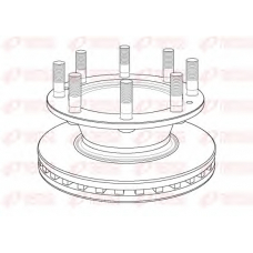 NCA1163.20 REMSA Тормозной диск