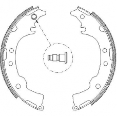 4115.00 ROADHOUSE Комплект тормозных колодок