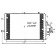 35530 NRF Конденсатор, кондиционер