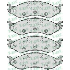 05P459 LPR Комплект тормозных колодок, дисковый тормоз