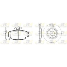 8141.02 ROADHOUSE Комплект тормозов, дисковый тормозной механизм