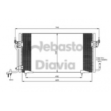 82D0225117MS1A WEBASTO Конденсатор, кондиционер