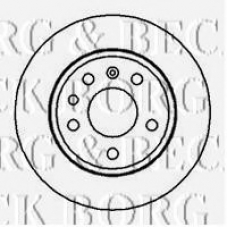 BBD5085 BORG & BECK Тормозной диск