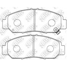 PN8465 NiBK Комплект тормозных колодок, дисковый тормоз