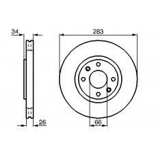 0 986 478 979 BOSCH Тормозной диск