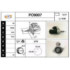 PO9007 SNRA Стартер