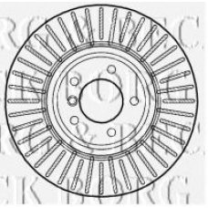 BBD5801S BORG & BECK Тормозной диск