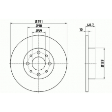 55023PRO PAGID Тормозной диск