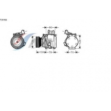 TOK466 AVA Компрессор, кондиционер