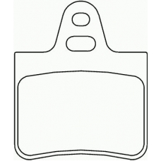 MDB1120 MINTEX Комплект тормозных колодок, дисковый тормоз