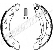 064.178 TRUSTING Комплект тормозных колодок