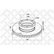 85-00760-SX STELLOX Тормозной диск