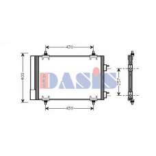 062008N AKS DASIS Конденсатор, кондиционер