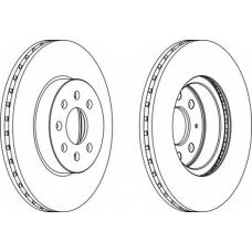 DDF1374-1 FERODO Тормозной диск