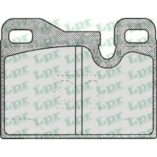 05P403 LPR Комплект тормозных колодок, дисковый тормоз