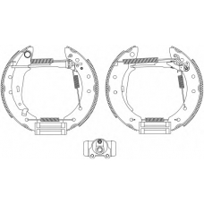 8DB 355 004-661 HELLA Комплект тормозных колодок