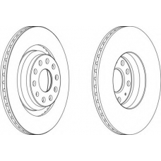 DDF1503-1 FERODO Тормозной диск