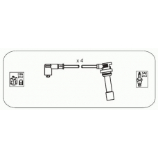JP114 JANMOR Комплект проводов зажигания