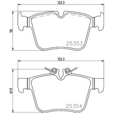 8DB 355 021-831 HELLA PAGID Комплект тормозных колодок, дисковый тормоз