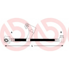 T 11 008 BREMBO Тормозной шланг