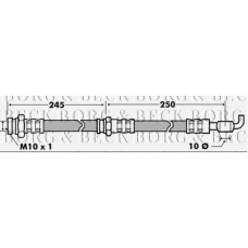 BBH7433 BORG & BECK Тормозной шланг