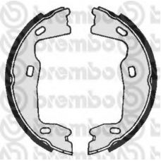 S 59 521 BREMBO Комплект тормозных колодок, стояночная тормозная с