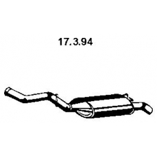17.3.94 EBERSPACHER Глушитель выхлопных газов конечный