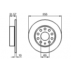 0 986 479 099 BOSCH Тормозной диск