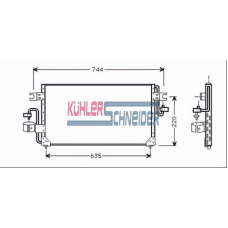 1621101 KUHLER SCHNEIDER Конденсатор, кондиционер