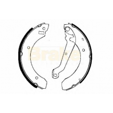 SH2208 BRAKE ENGINEERING Комплект тормозных колодок