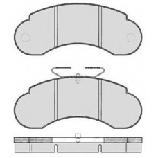 RA.0484.1 RAICAM Комплект тормозных колодок, дисковый тормоз