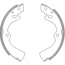 Z4127.00 WOKING Комплект тормозных колодок