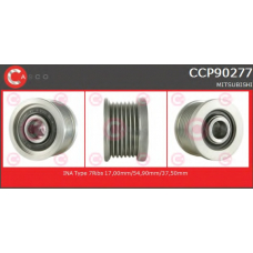 CCP90277 CASCO Ременный шкив, генератор