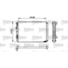 730954 VALEO Радиатор, охлаждение двигателя