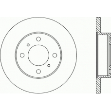 BDR1349.10 OPEN PARTS Тормозной диск