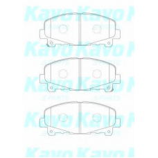 BP-2060 KAVO PARTS Комплект тормозных колодок, дисковый тормоз