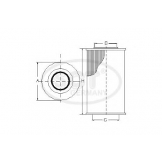 SC 7043 P SCT Топливный фильтр