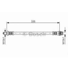 1 987 476 955 BOSCH Тормозной шланг