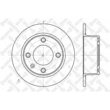 6020-1920-SX STELLOX Тормозной диск