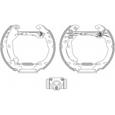 8DB 355 005-261 HELLA Комплект тормозных колодок