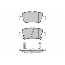 12-1341 E.T.F. Комплект тормозных колодок, дисковый тормоз