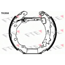 TK2058 FTE Комплект тормозных колодок