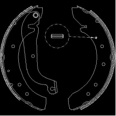 Z4719.01 WOKING Комплект тормозных колодок