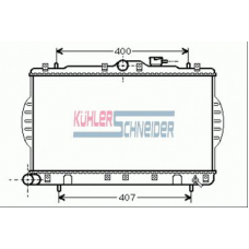 5703401 KUHLER SCHNEIDER Радиатор, охлаждение двигател