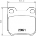 2309102 TEXTAR Комплект тормозных колодок, дисковый тормоз