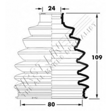 FCB6038 FIRST LINE Пыльник, приводной вал