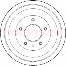 329027J JURID Тормозной барабан
